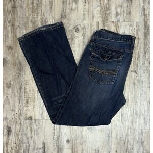 7 Seven for All Mankind Bootcut Jeans Mens 34x32 Light wash Rodeo Western